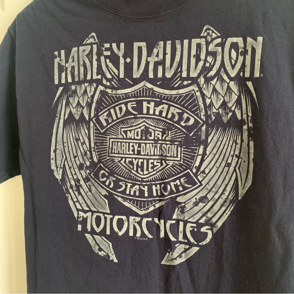 Harley Davidson Red Rock Graphic Print T-Shirt